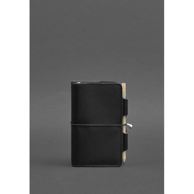 Leather notepad (Soft-beech) 3.0 black