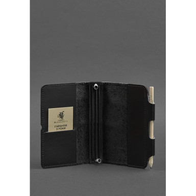 Leather notepad (Soft-beech) 3.0 black