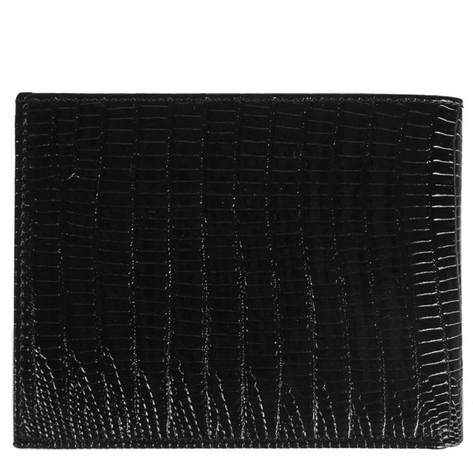 Шкіряне портмоне GRASS 407-32 чорний лазер