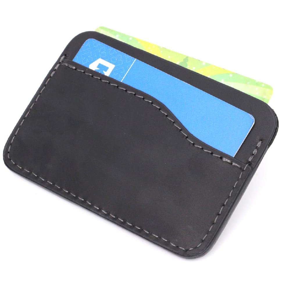 Візитниця з натуральної фактурної шкіри під крокодила KARYA 20965 Коричневий