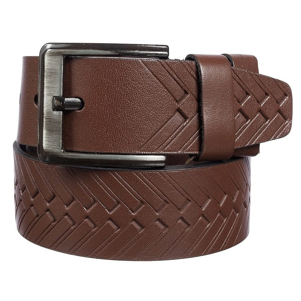 Ремінь шкіряний YSK джинсовий 5 см 3040-2 коричневий