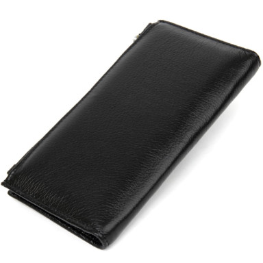 Практичный женский кожаный кошелек ST Leather 19378 Черный