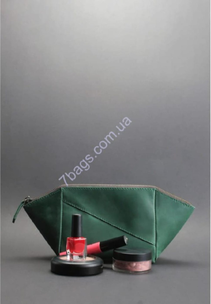 Жіноча косметичка смарагд BN-CB-2-iz, BlankNote