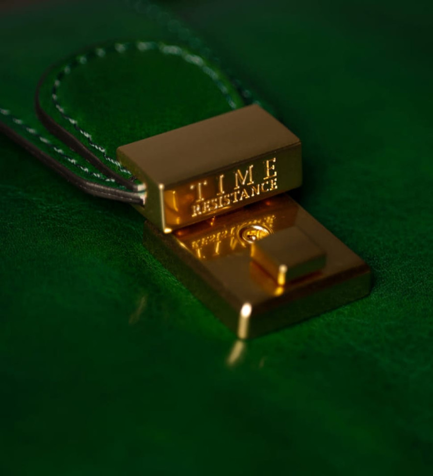 Невеликий шкіряний саквояж - David Copperfield - Зелений колір - Time Resistance 5230001