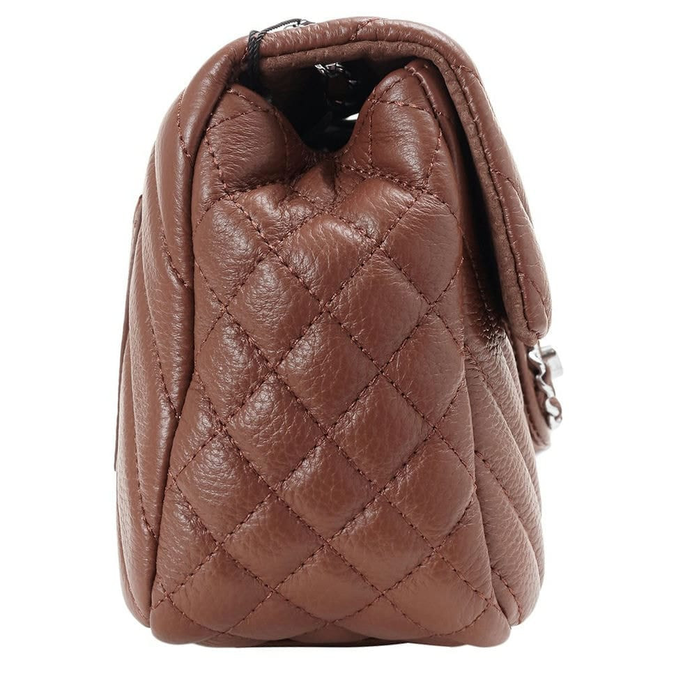 Women's leather bag DER FLINGER DF2020043-2 brown