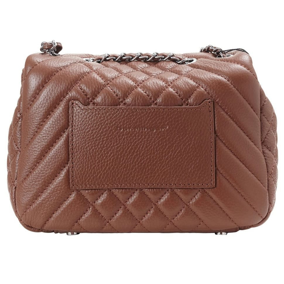 Women's leather bag DER FLINGER DF2020043-2 brown