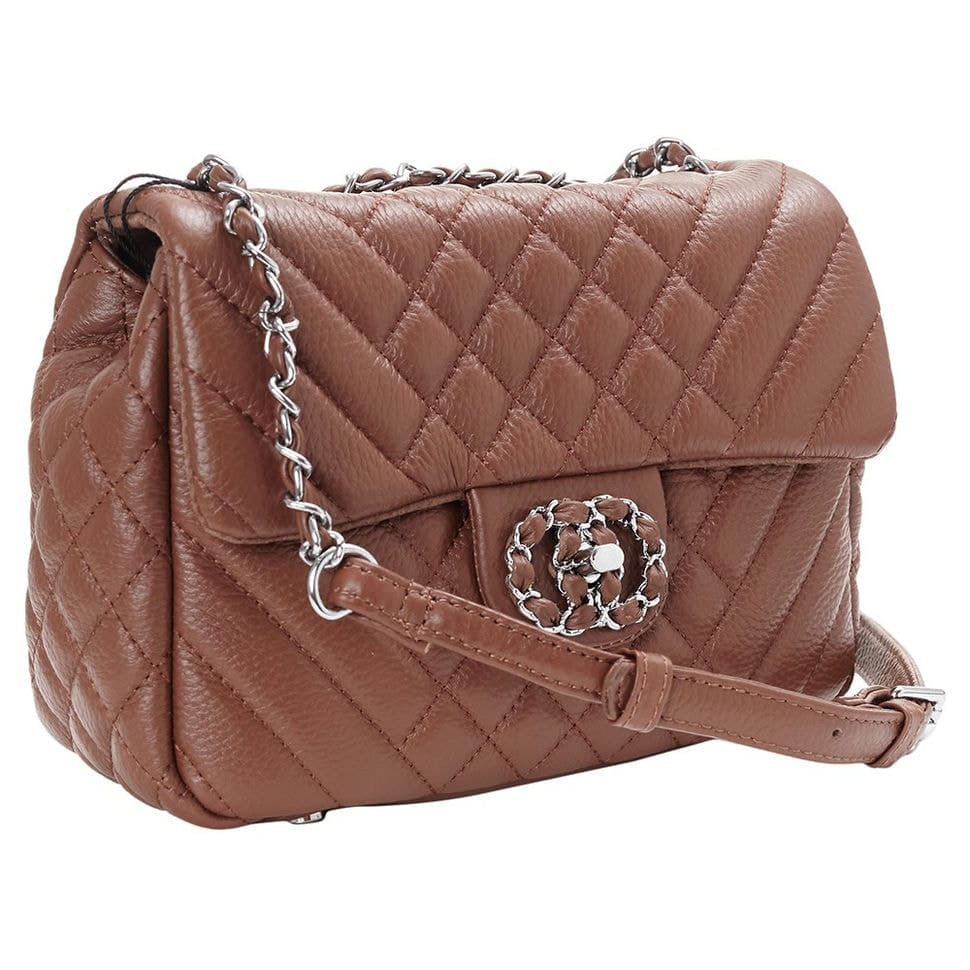 Women's leather bag DER FLINGER DF2020043-2 brown
