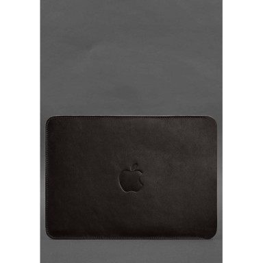Кожаный чехол для MacBook Air 15-inch (2023) Темно-коричневый