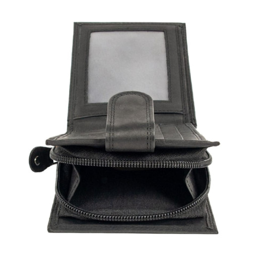 Гаманець шкіряний чоловічий JCB NC45MN Black (Чорний)