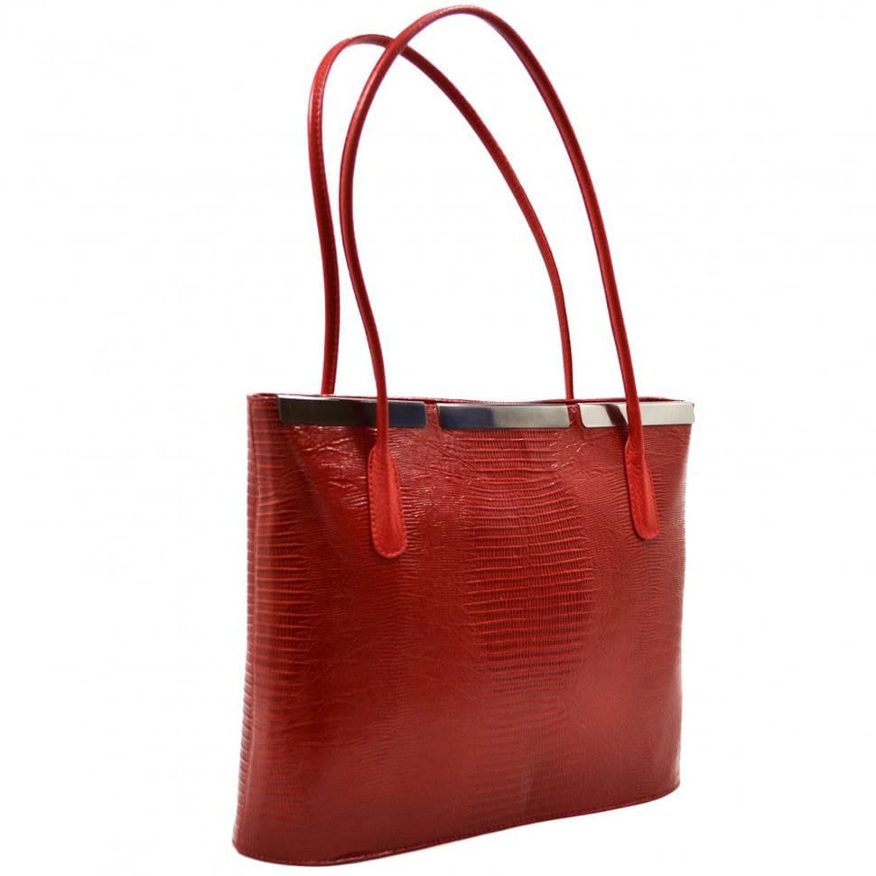 Сумка жіноча шкіряна Desisan 377-131 червоний лазер