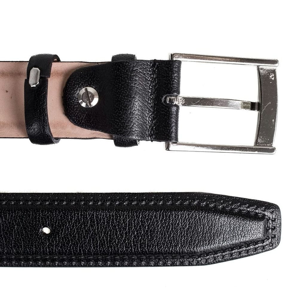 Шкіряний ремень YSK класичний 1026-1 чорний