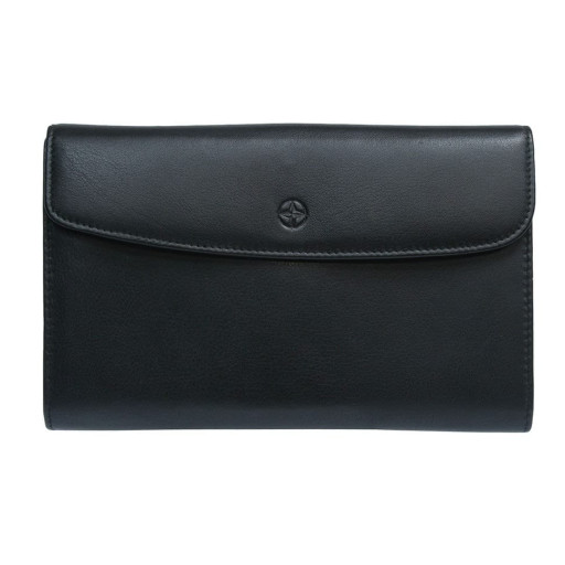 Шкіряне портмоне Cortina 5073 nero чорний