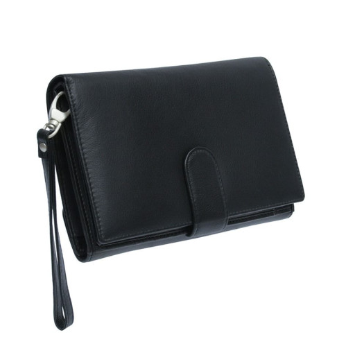 Шкіряне портмоне Cortina 5073 nero чорний