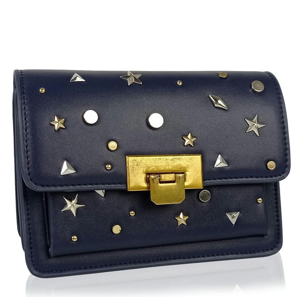 Елегантна жіноча темно синя сумка W16-808BL