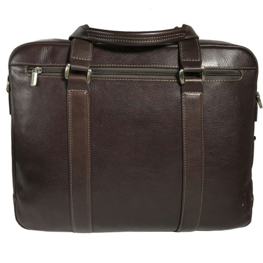 Сумка шкіряна Tuscania 6035 moro коричневий