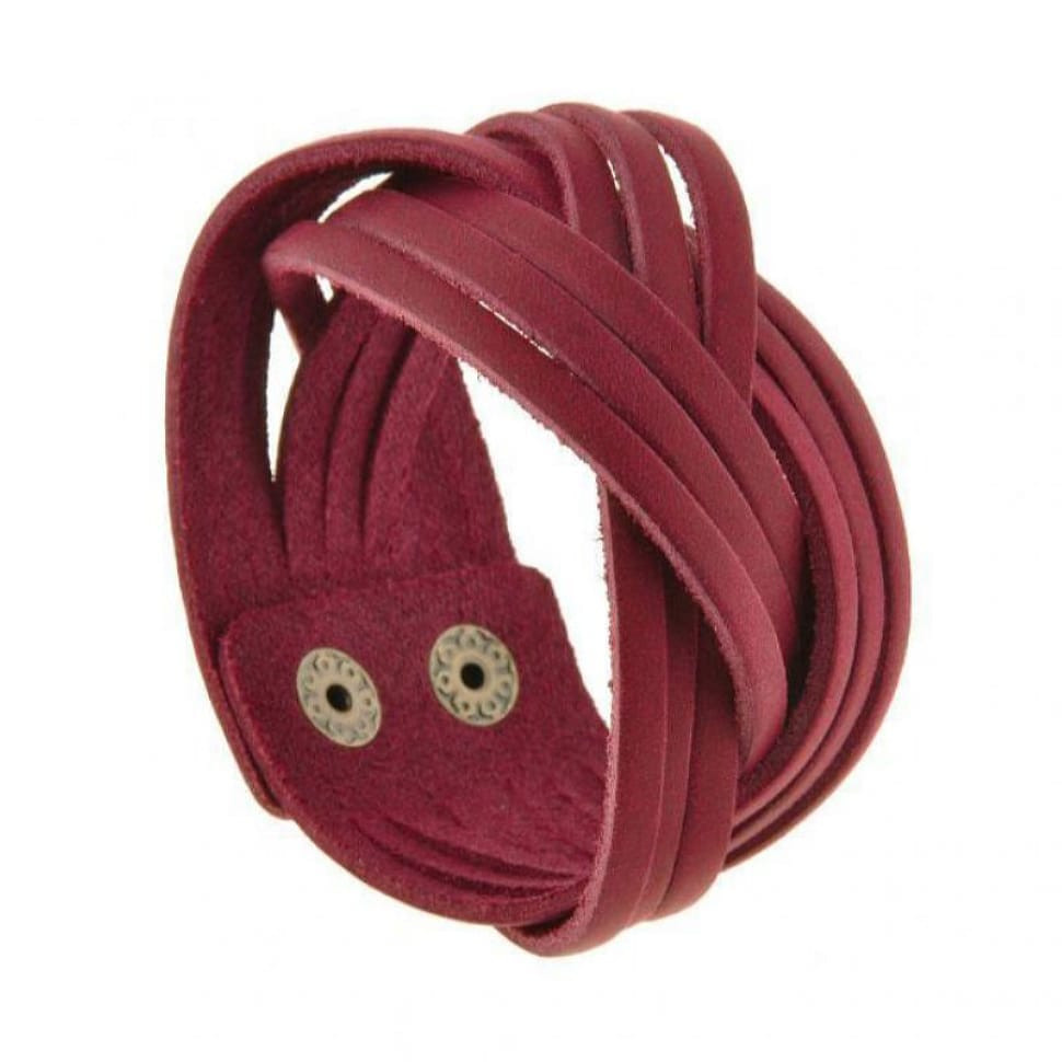 Жіночий шкіряний браслет.