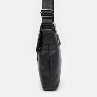 Men's leather bag Keizer K17862bl-black
