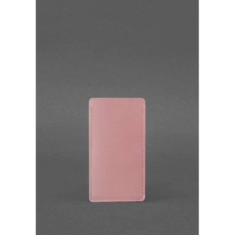 Кожаный чехол для iPhone 12 Розовый