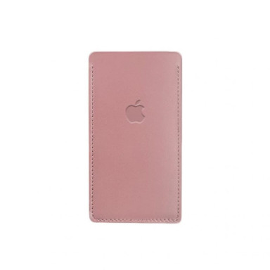 Кожаный чехол для iPhone 12 Розовый