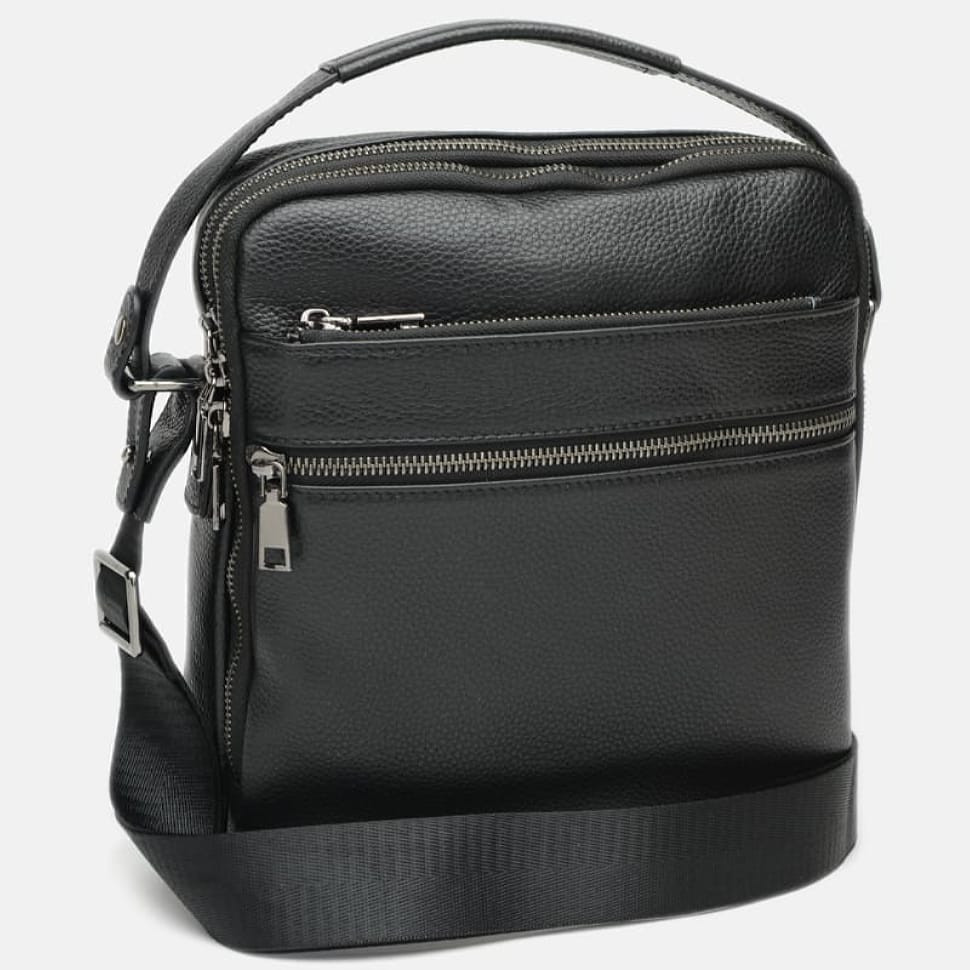 Чоловіча шкіряна сумка Keizer K117622-3-black