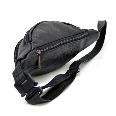 Belt bag leather with front pocket FA-30351-3md TARWA
