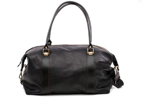 Шкіряна містка сумка саквояж