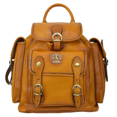 Pratesi BCO346 - Backpack Montalbano in cow leather B346 Backpack Montalbano B346 Cognac