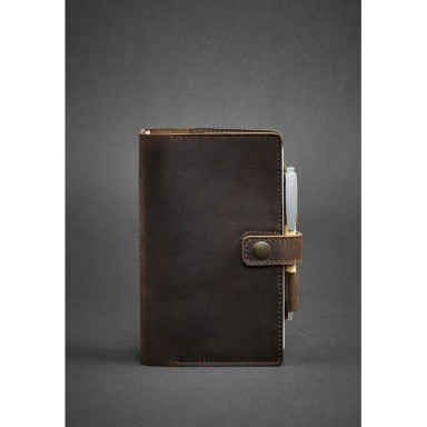 Leather notepad (Soft-beech) 4.0 dark brown