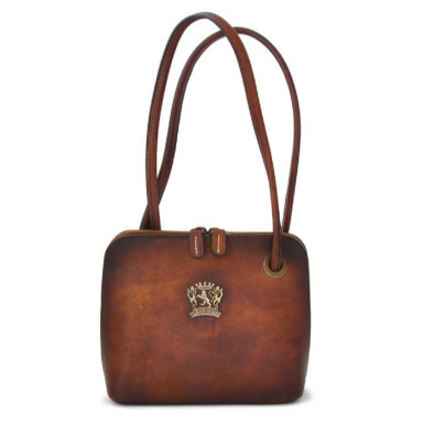 Pratesi BMA468 - Roccastrada Woman Bag in cowhide leather Bruce Brown