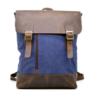 Urban backpack, canvas + leather RК-3880-3md brand TARWA