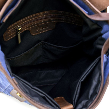 Urban backpack, canvas + leather RК-3880-3md brand TARWA