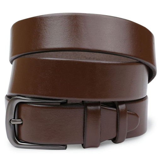Добротний шкіряний чоловічий ремінь Vintage 20709