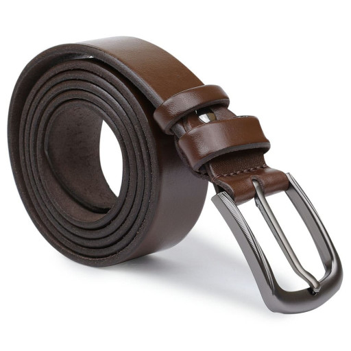 Добротний шкіряний чоловічий ремінь Vintage 20709