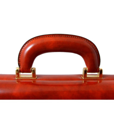 Pratesi RCL317/7 - Machiavelli Slim Attach Case in cow leather Radica Cherry