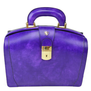 Pratesi RVI120/29T - Miss Brunelleschi R120/29T Bag in cow leather Radica Violet