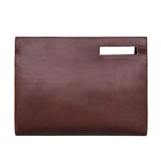 Шкіряна сумка-папка, портфоліо, органайзер, месенджер малий розмір John McDee A0011XS