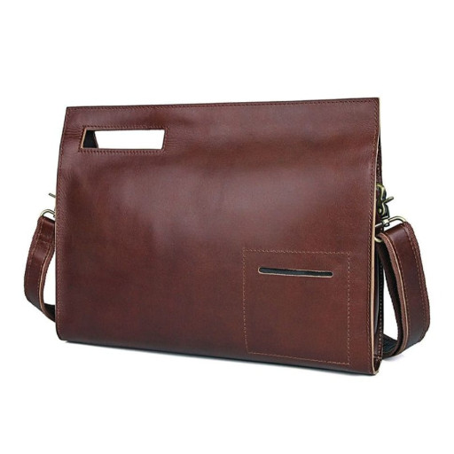 Шкіряна сумка-папка, портфоліо, органайзер, месенджер малий розмір John McDee A0011XS