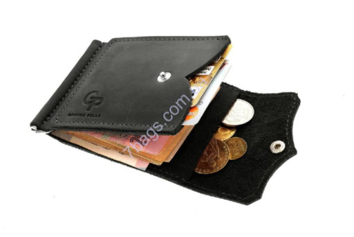 Затиск на кнопці, чорний