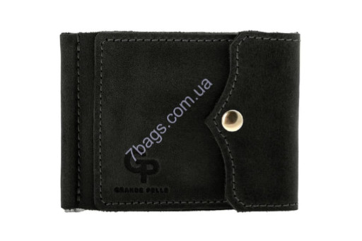 Затиск на кнопці, чорний