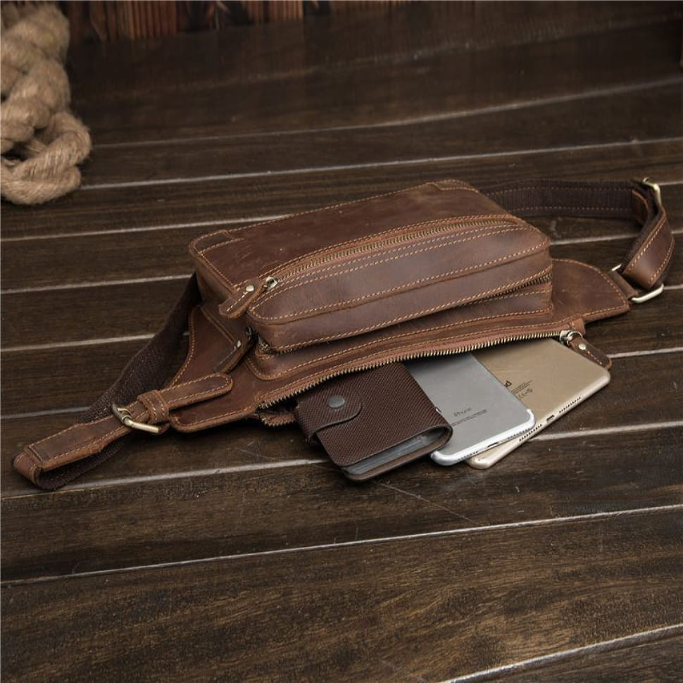 Напоясний сумка з натуральної шкіри bx2070 фірми Bexhill