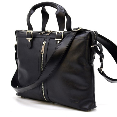 GA-0041-4lx laptop bag made of smooth genuine nappa leather