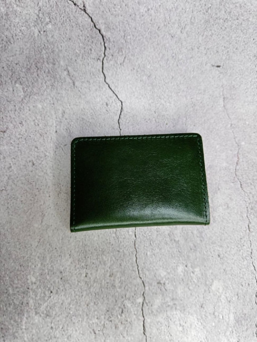 Зелена шкіряна обкладинка для прав Newery N2216GGA