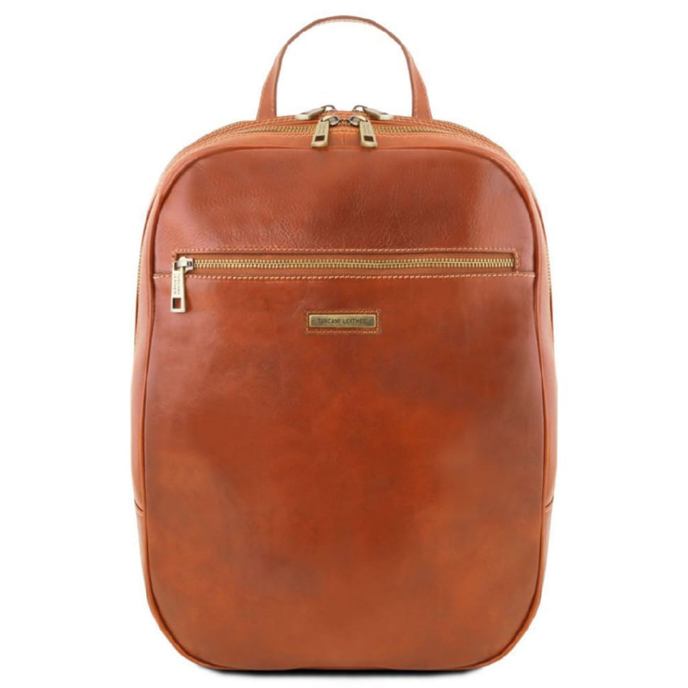 Osaka Шкіряний рюкзак для ноутбука з відділенням попереду Tuscany TL141711