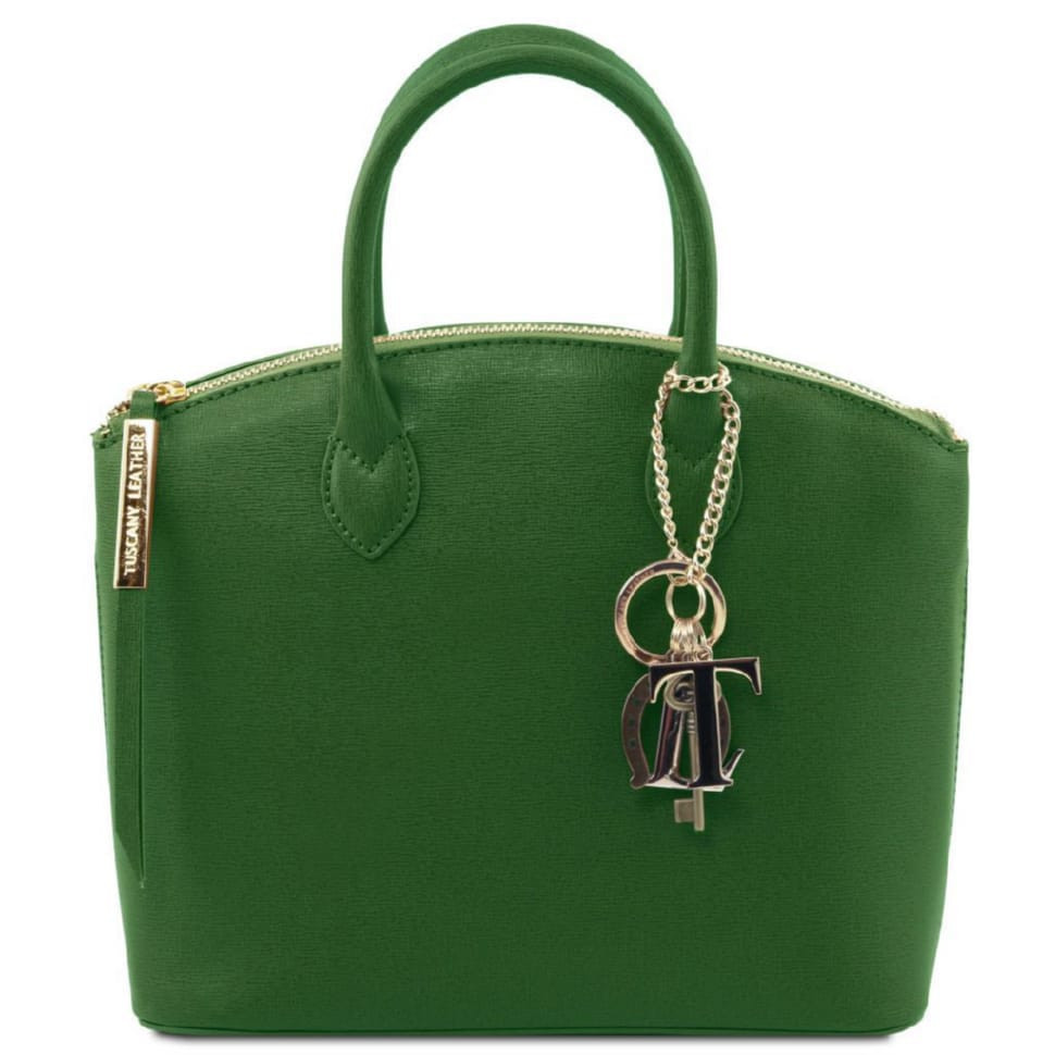 TL KeyLuck Сумка-тоут зі шкіри Саффьяно - Мала модель Tuscany TL141265