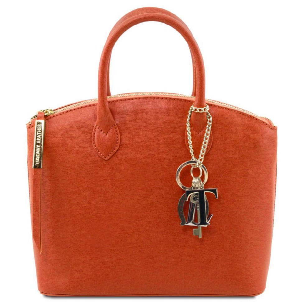 TL KeyLuck Сумка-тоут зі шкіри Саффьяно - Мала модель Tuscany TL141265