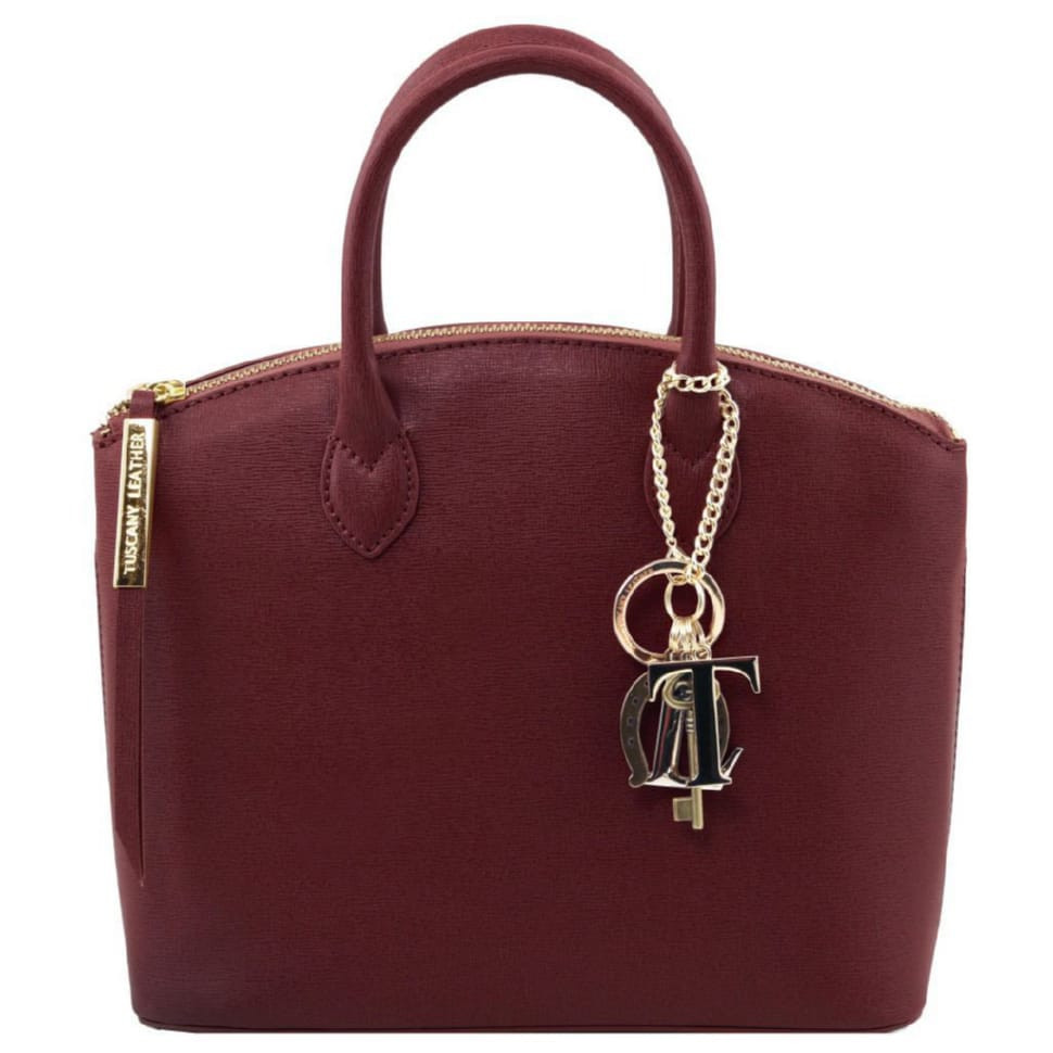 TL KeyLuck Сумка-тоут зі шкіри Саффьяно - Мала модель Tuscany TL141265