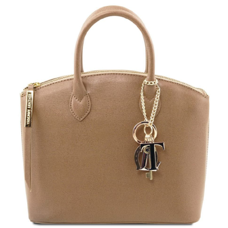 TL KeyLuck Сумка-тоут зі шкіри Саффьяно - Мала модель Tuscany TL141265