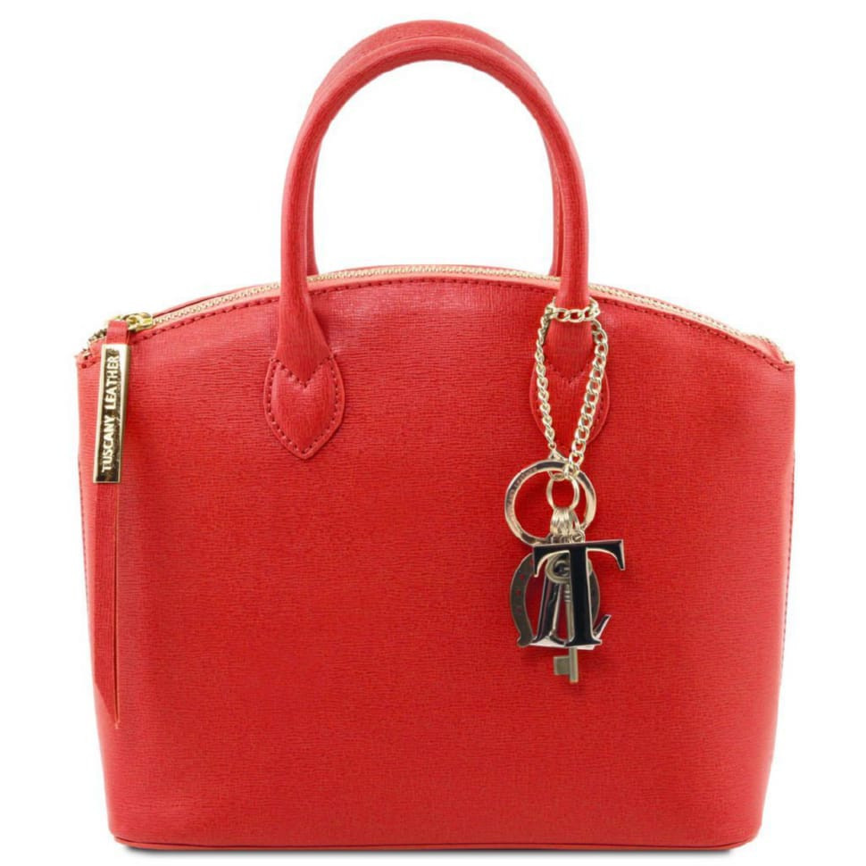 TL KeyLuck Сумка-тоут зі шкіри Саффьяно - Мала модель Tuscany TL141265