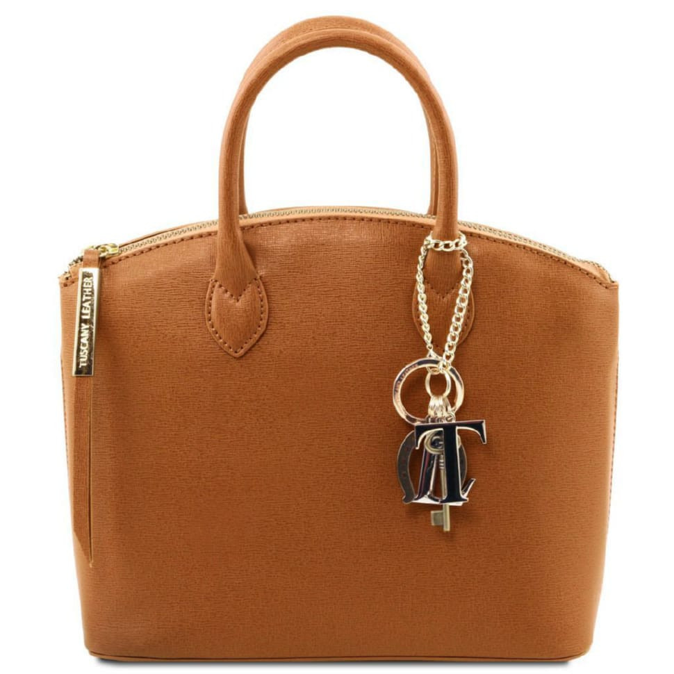 TL KeyLuck Сумка-тоут зі шкіри Саффьяно - Мала модель Tuscany TL141265