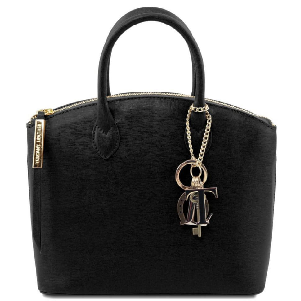 TL KeyLuck Сумка-тоут зі шкіри Саффьяно - Мала модель Tuscany TL141265